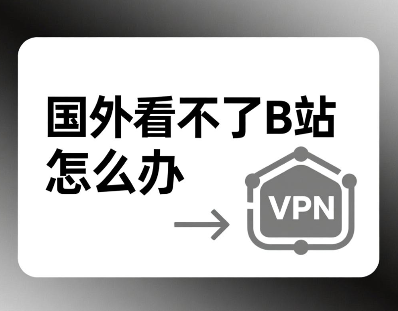 国外看不了B站怎么办